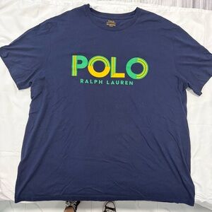 Polo Ralph Lauren Men's Navy Graphic Logo T-Shirt